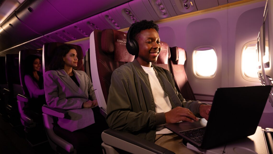 Over 100 Qatar Airways Aircraft Now Offer Starlink Wi-Fi