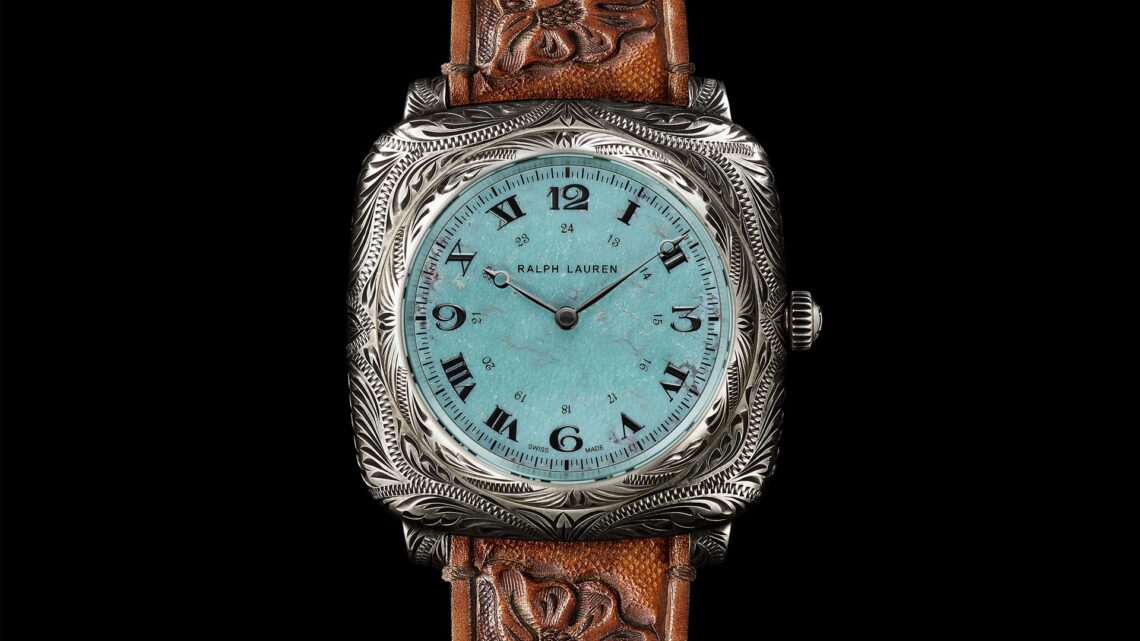 Ralph Lauren adds a beautiful dial to its cushion shaped watch