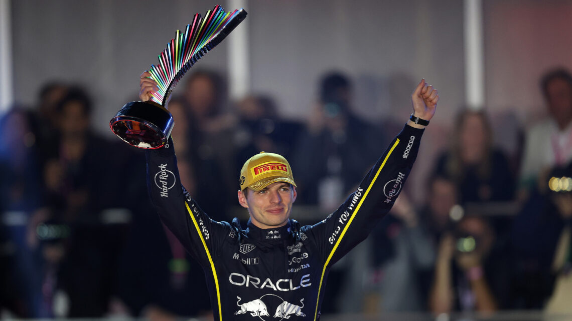 Max Verstappen, Winner of the 2025 Las Vegas GP. Source: Red Bull Content Pool.