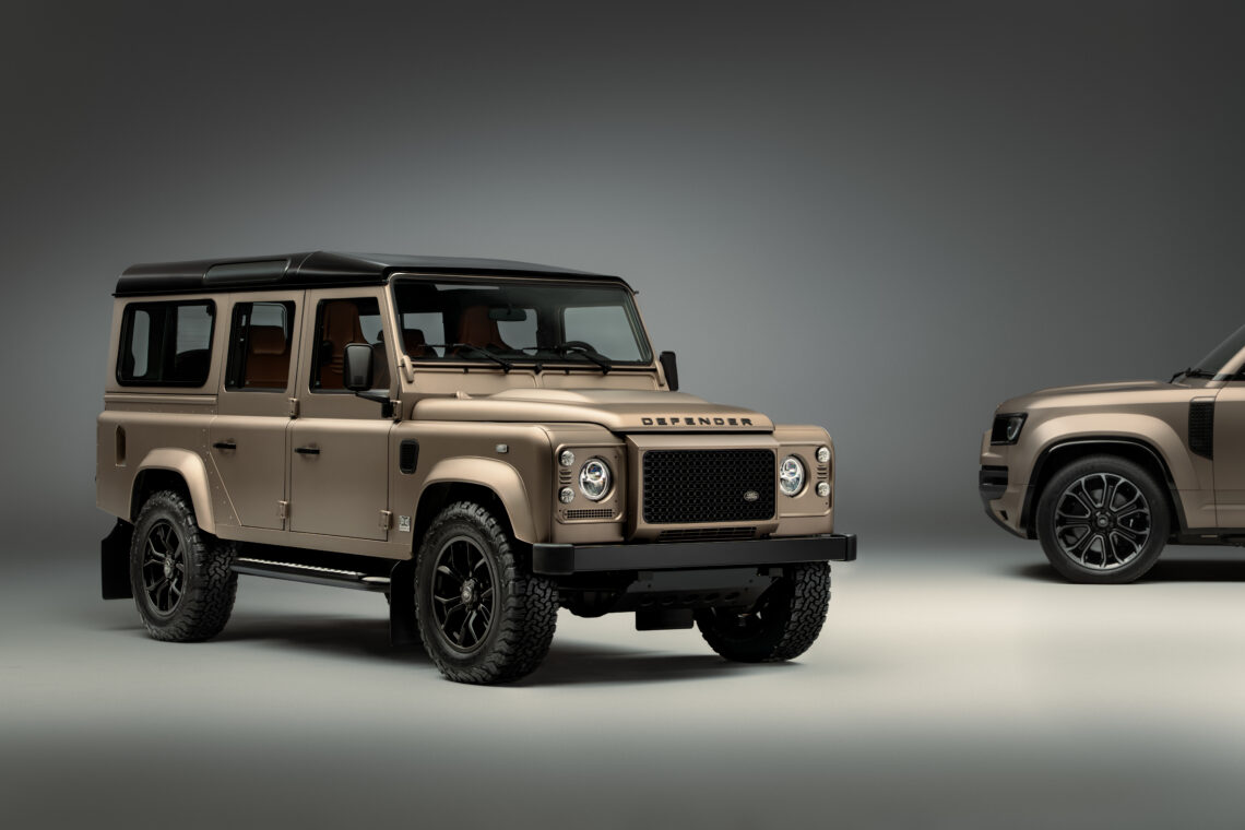 Classic Defender V8 Expands Customisation Options with Defender OCTA Colour And Trim References