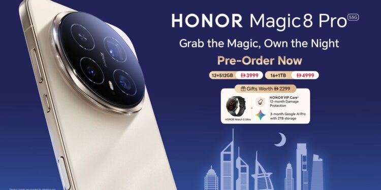 HONOR Magic8 Pro launched; First 5.5G smartphone in the UAE