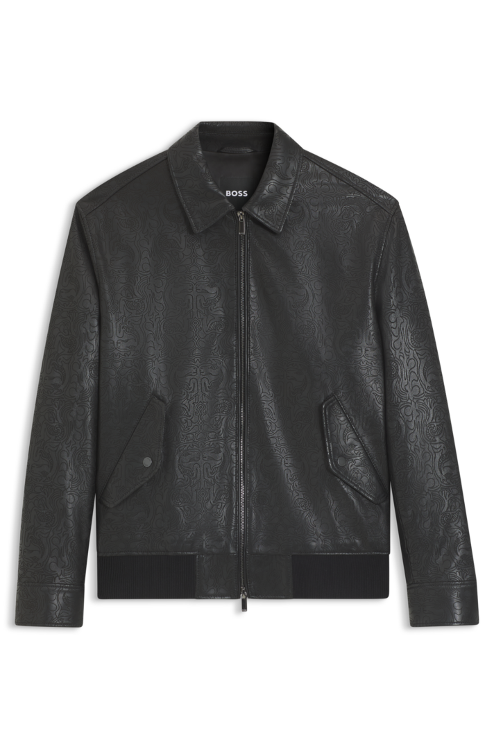 BOSS leather jacket