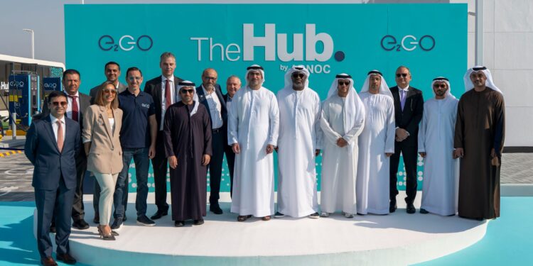 ADNOC Distribution Launches Major EV Charging Hub On UAE’s E11 Highway
