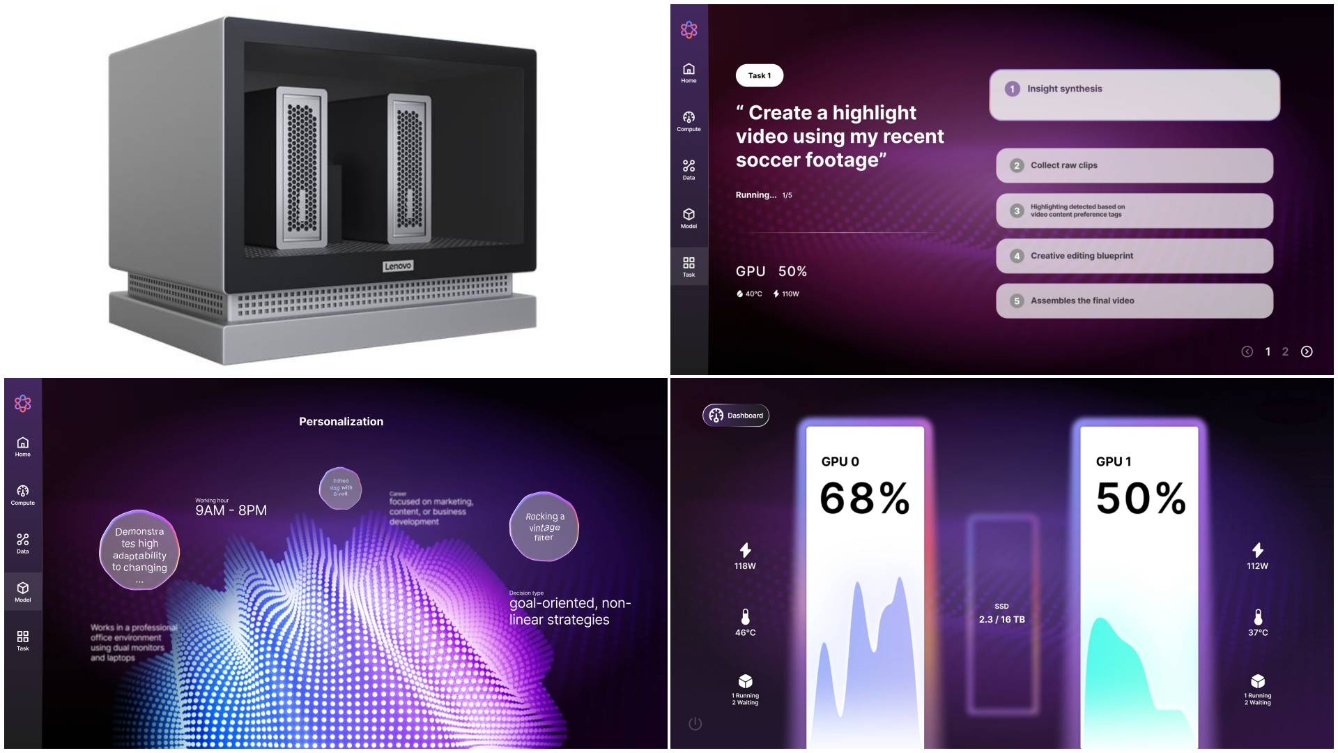 Lenovo AI Hub Concept (Project Kubit) revealed at CES 2026