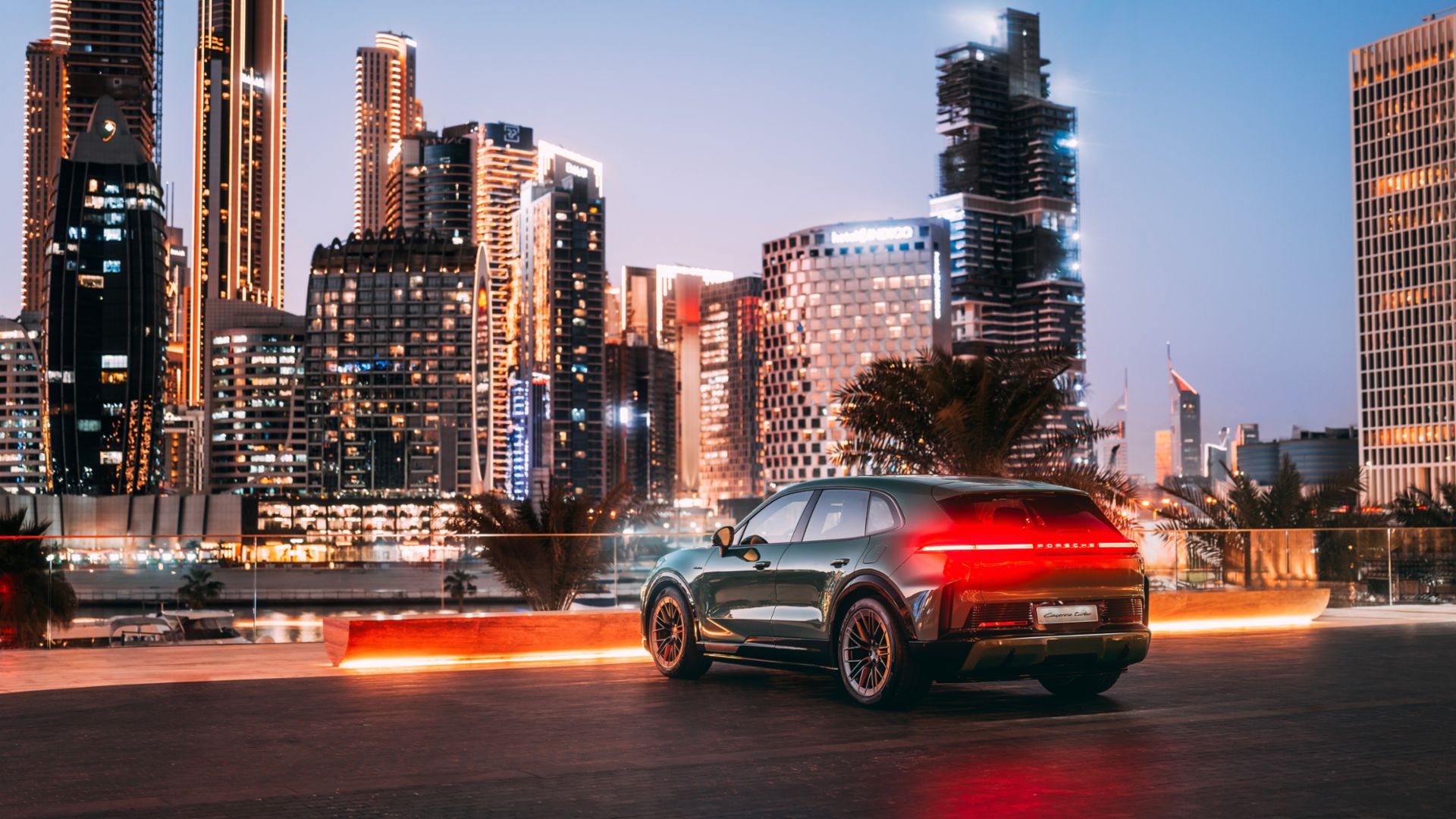 Porsche debuts the new Cayenne Turbo Electric in Dubai