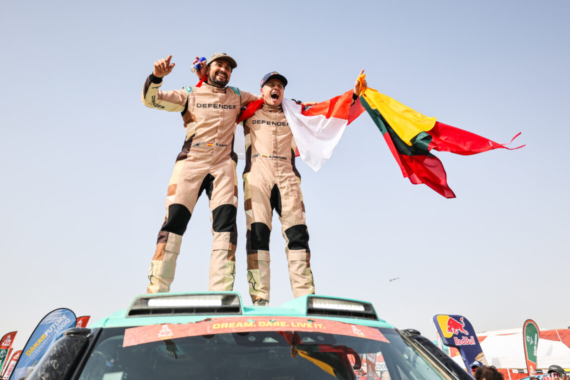 Defender Rally Make History with Debut Dakar Victory 
