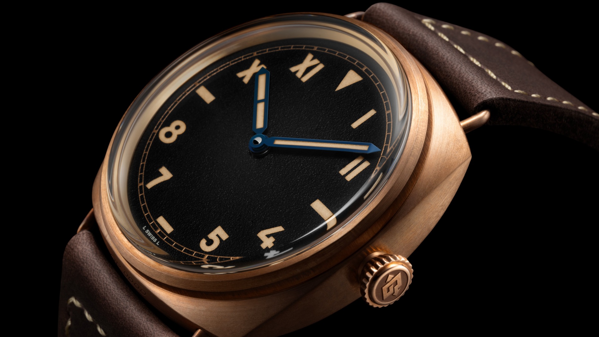 The Radiomir Viaggio Nel Tempo Experience Set's Radiomir California Bronzo PAM01729.