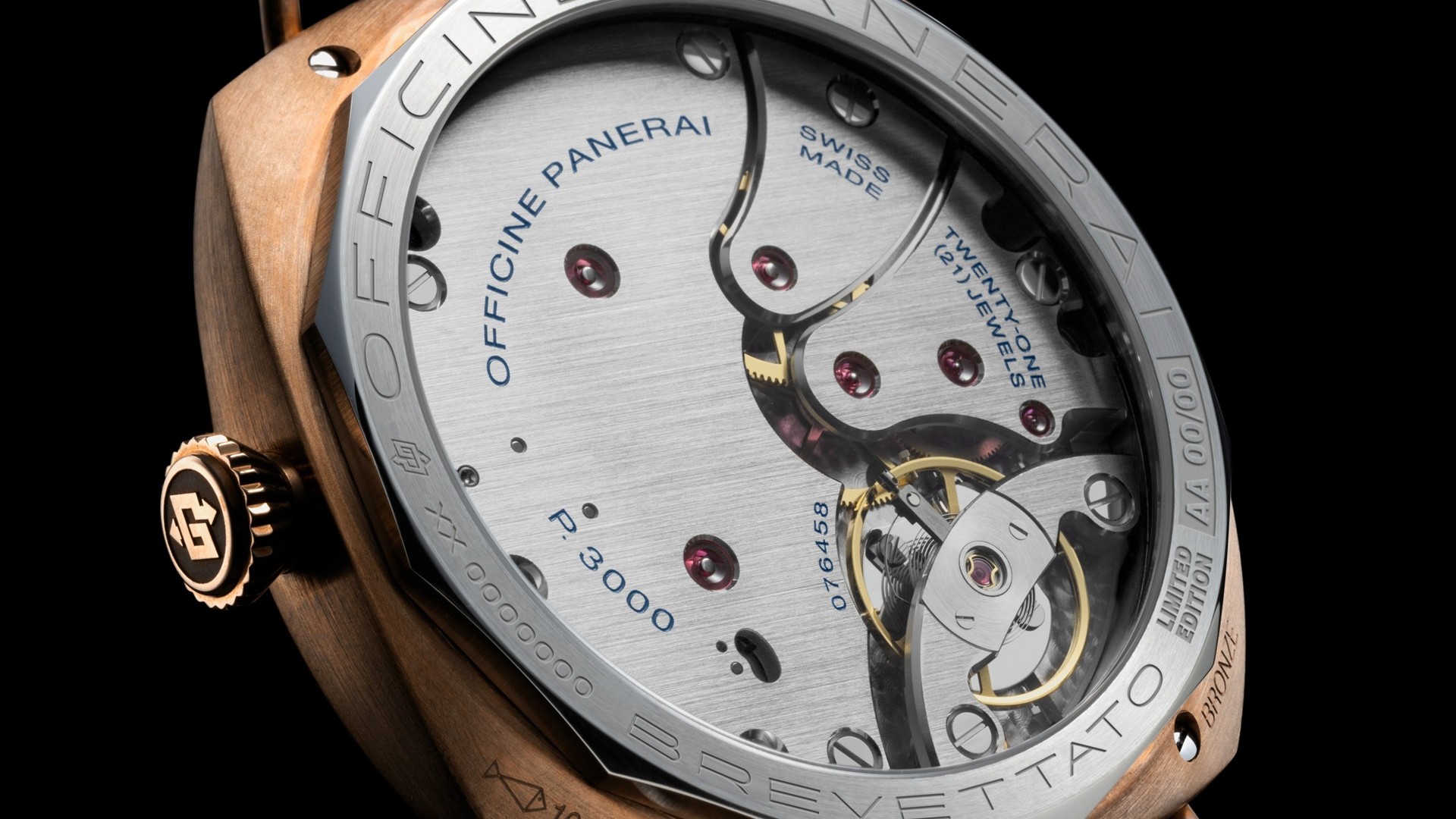 The Radiomir Viaggio Nel Tempo Experience Set's Radiomir California Bronzo PAM01729.