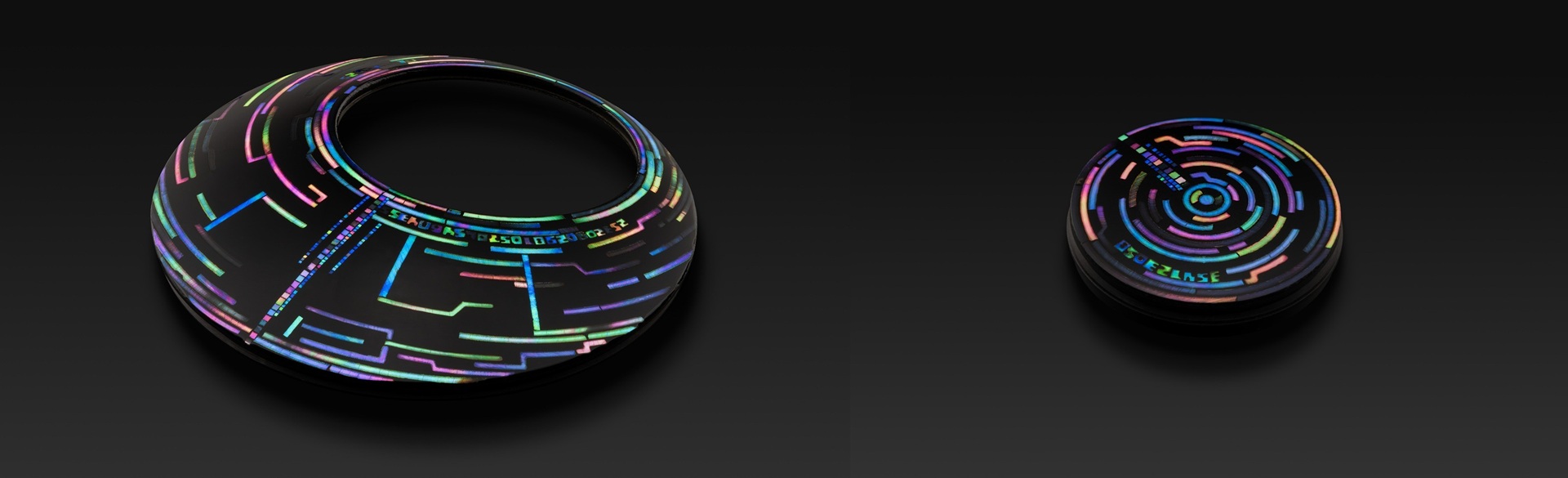 The Ressence Type 9 IKE two dial parts.