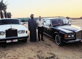 Rolls-Royce Enthusiasts’ Club (UAE) debut day in Al Rahba, UAE