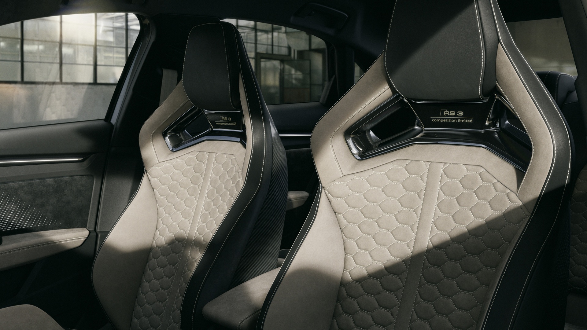 The interior shot of the Audi RS 3 Sedan competition limited / Audi RS 3 Sportback competition limited