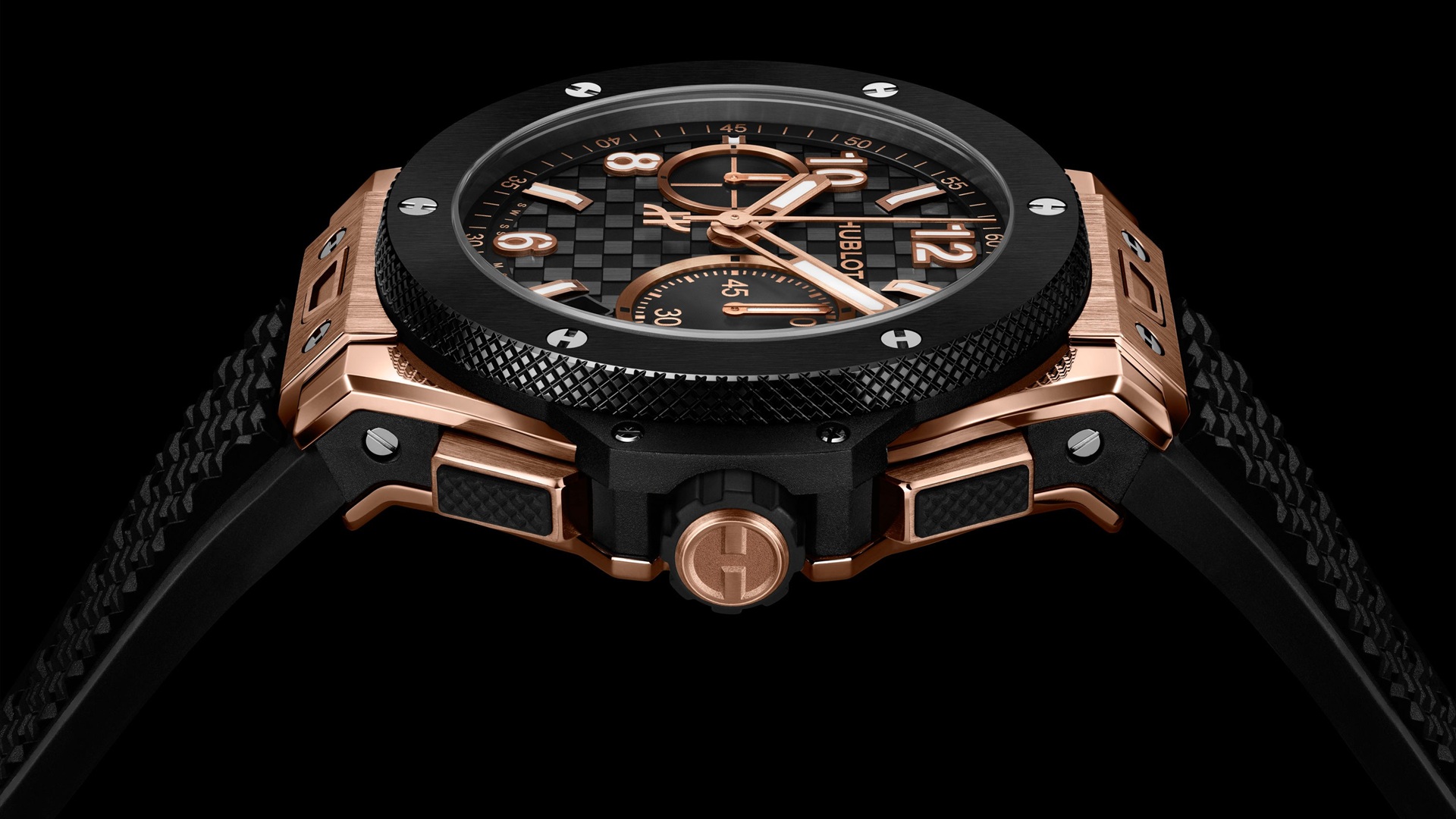 Hublot Big Bang Original Unico King Gold Ceramic.