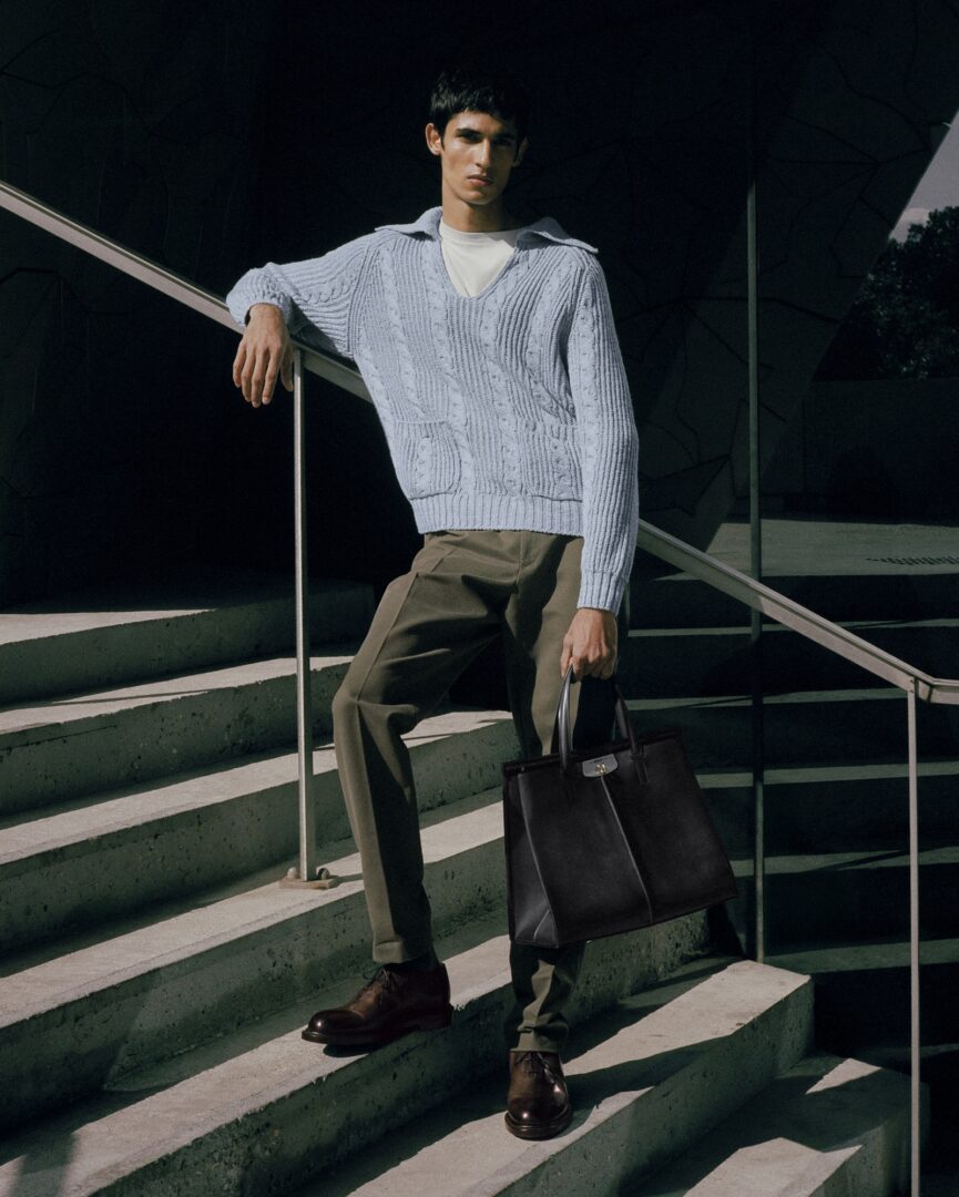 A model wearing the Berluti Alessandro 1895