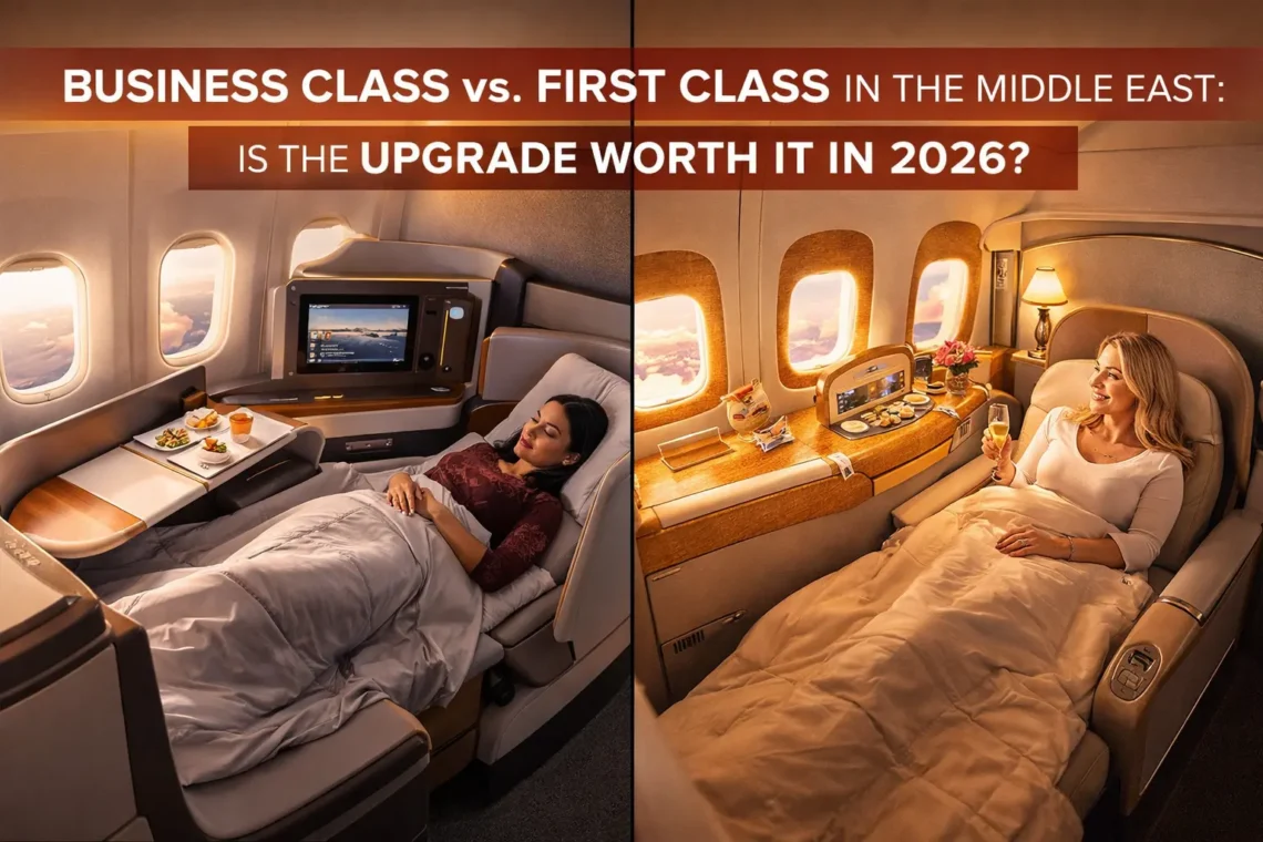 Business Class vs. First Class in the Middle East