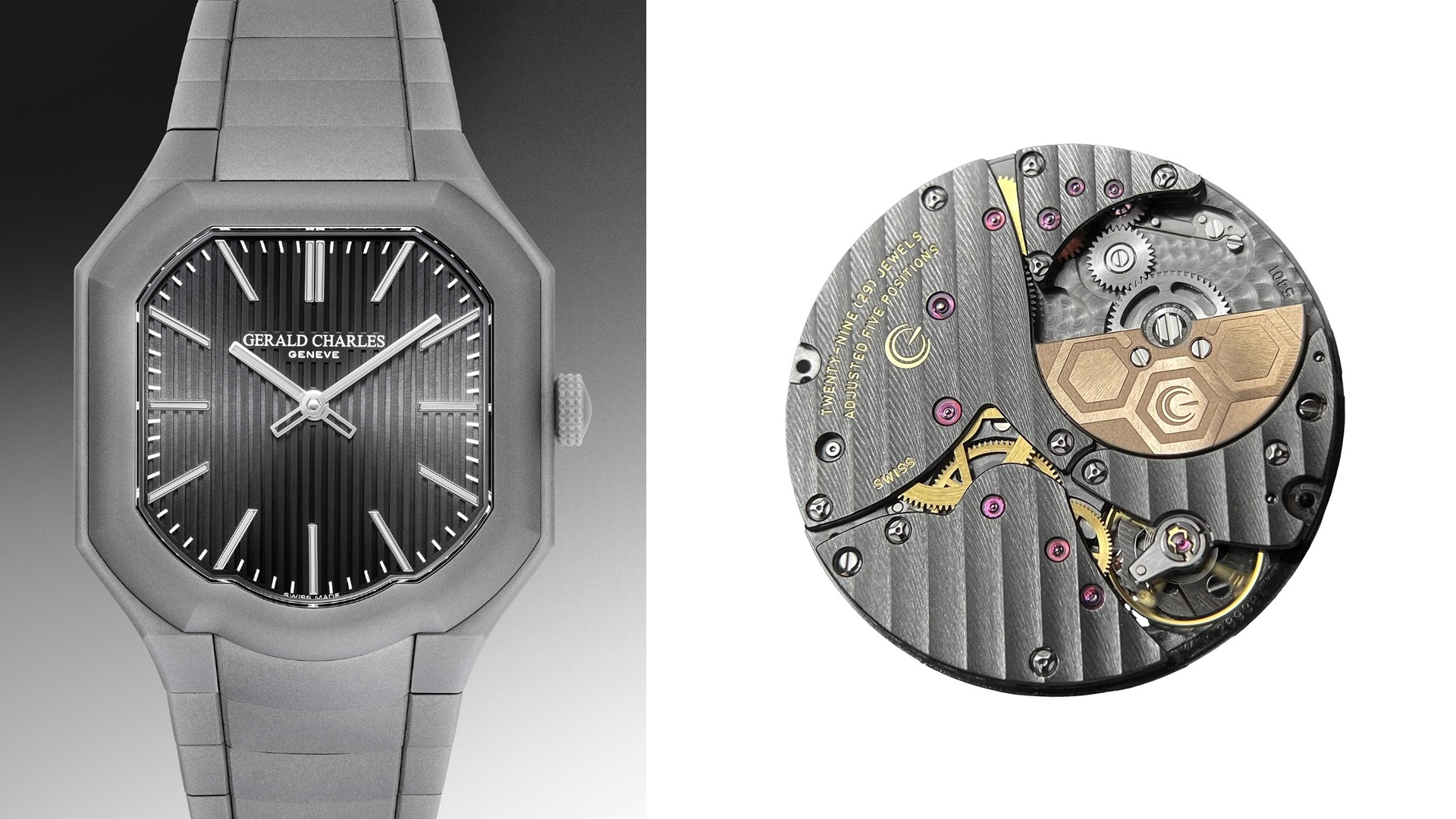 Gerald Charles Masterlink Boutique Edition and Calibre GCA1000.