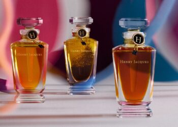 All three fragrances of the Henry Jacques Collection de l’Atelier 2025 in one frame. The range is limited to 500 units.