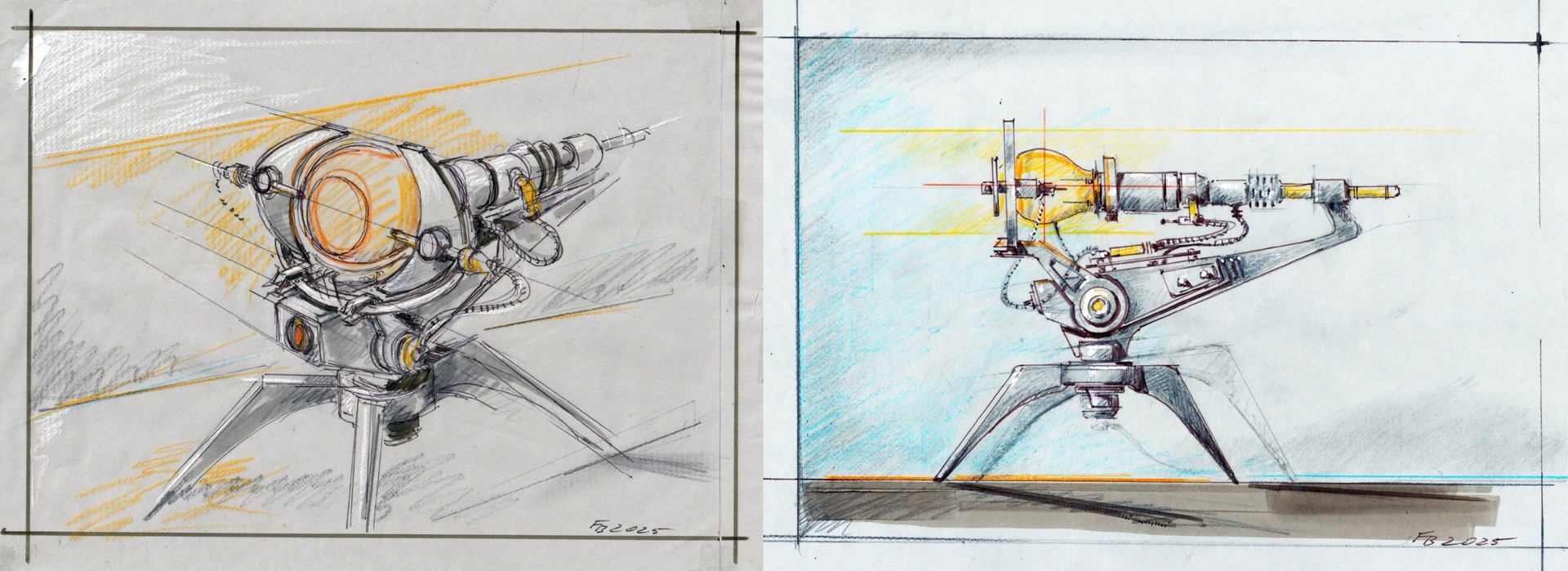 Franck Buchwald's sketch of the ML15 Helios.