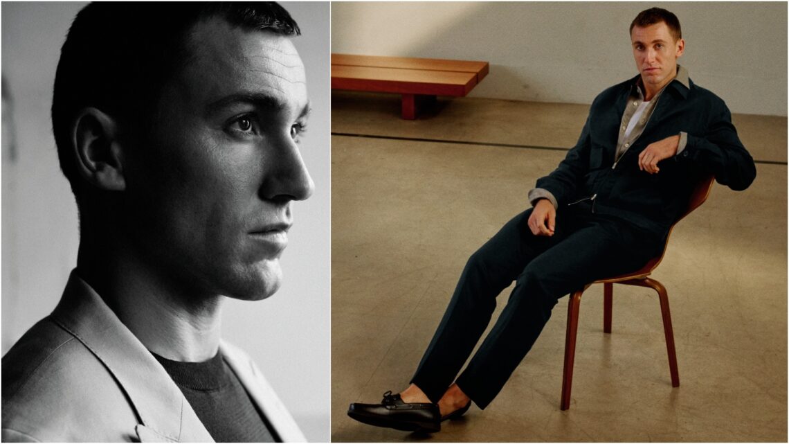 A collage of two images, both featuring Casper Ruud, who is the Global Ambassador for Mango Man.