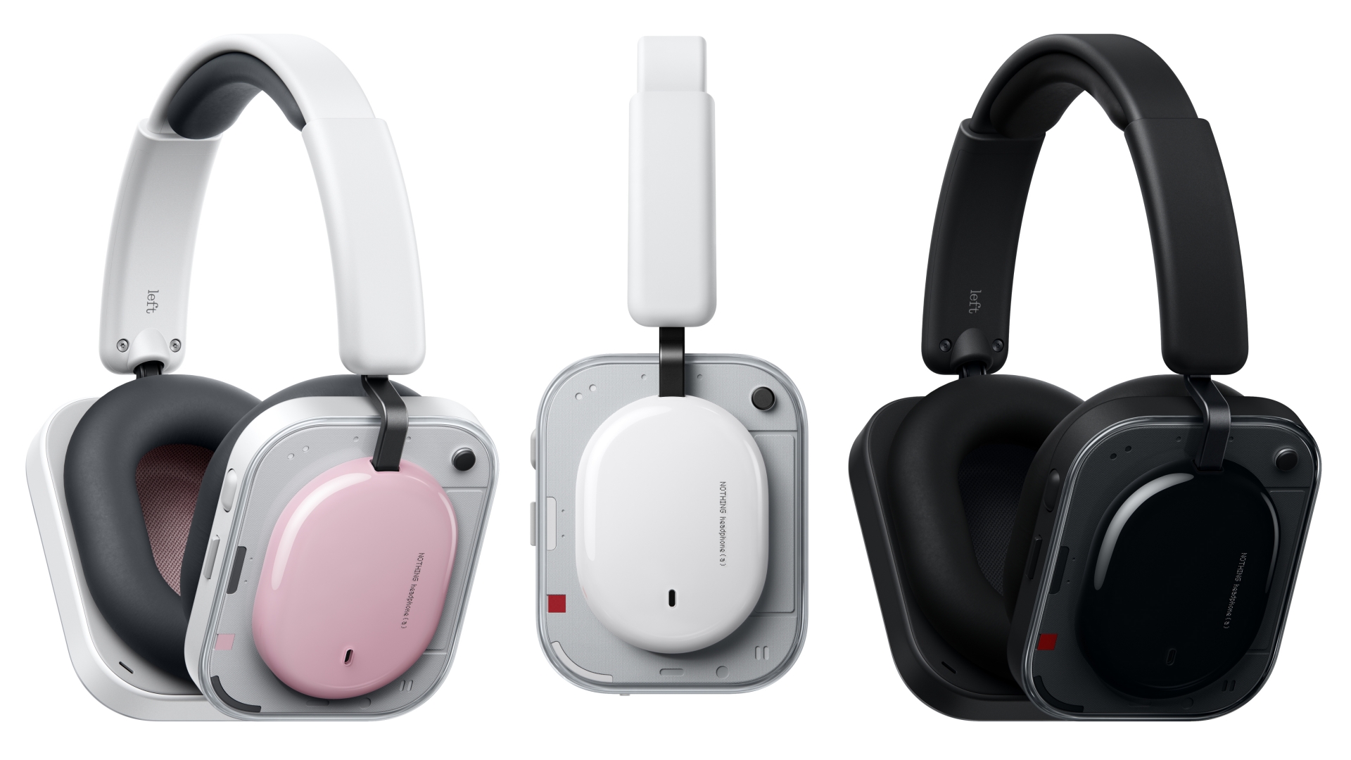 A collage of the colour options for the Nothing Headphone (a)