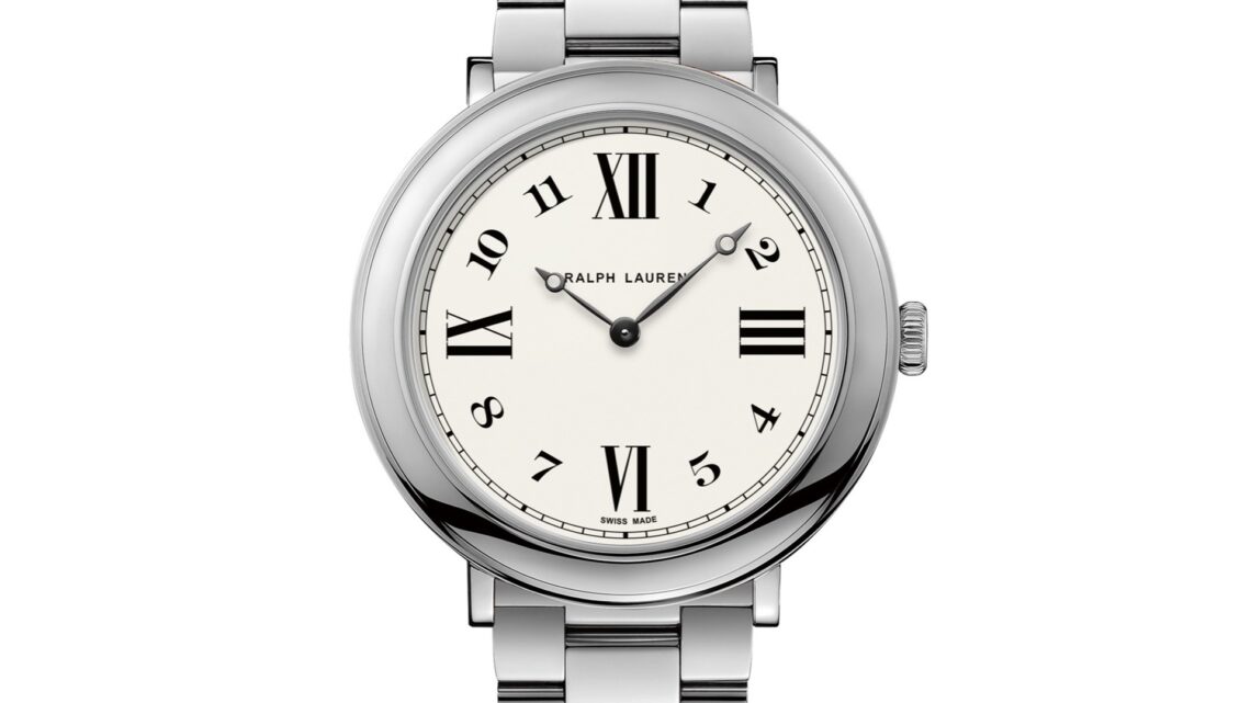 Ralph Lauren 888 38mm with stainless steel bracelet.