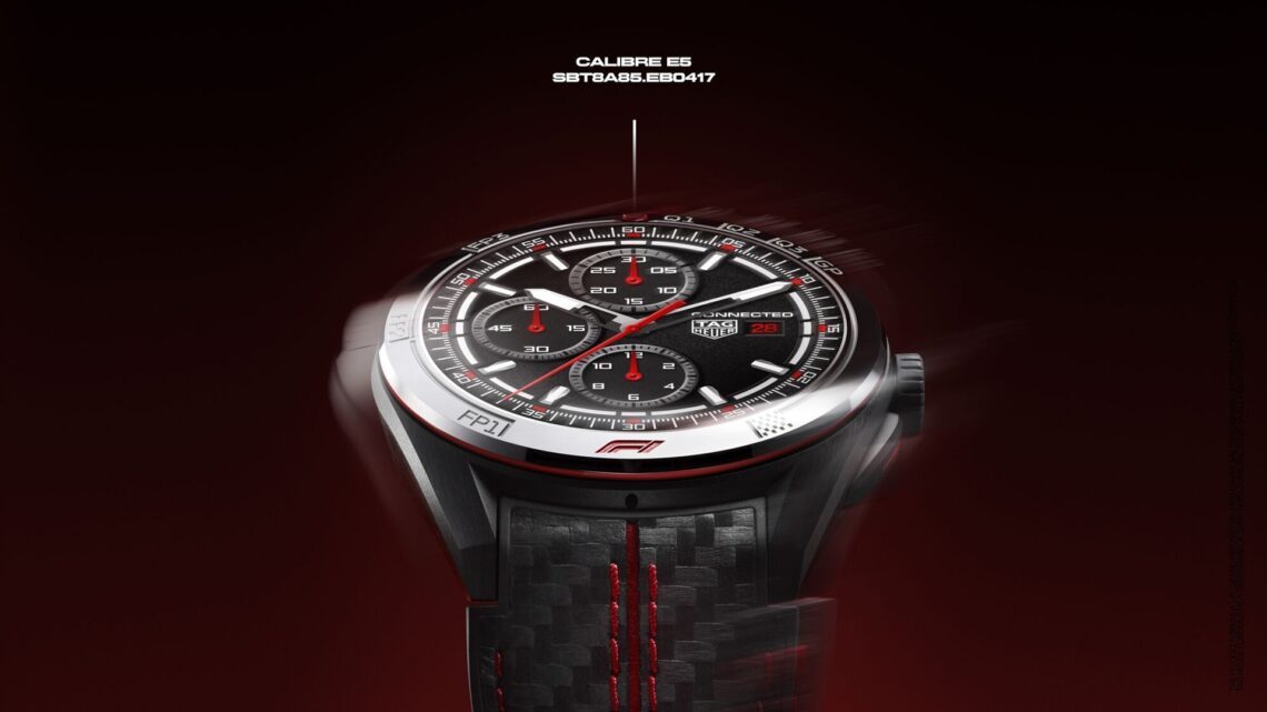 The TAG Heuer Connected Calibre E5 45mm x Formula 1® Edition .
