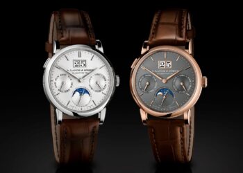 A. Lange Sohne Saxonia Annual Calendar both versions.
