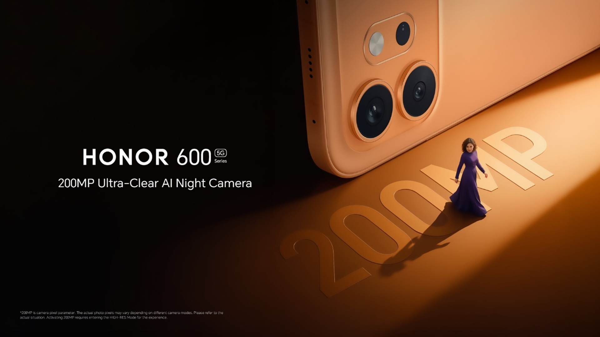An image of the camera mobile on HONOR 600, part of the HONOR 600 Series mobile phones