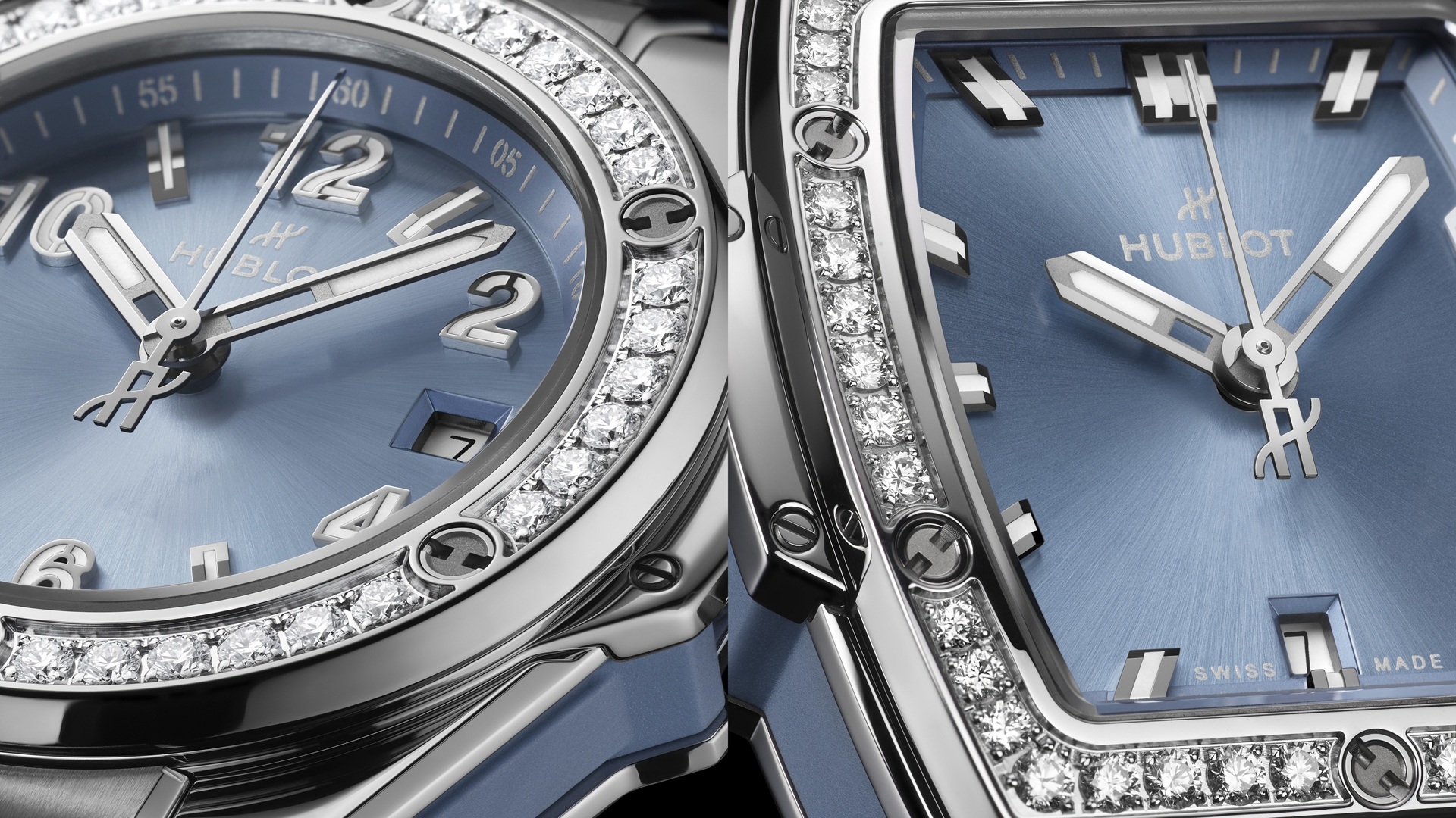 Big Bang One Click Coal Blue Diamonds and Spirit of Big Bang Coal Blue Diamonds.