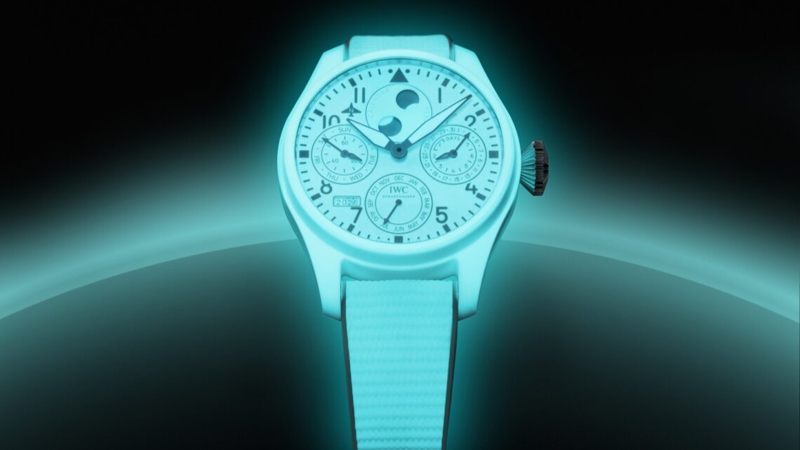 IWC Schaffhausen Big Pilot's Watch Perpetual Calendar Ceralume.