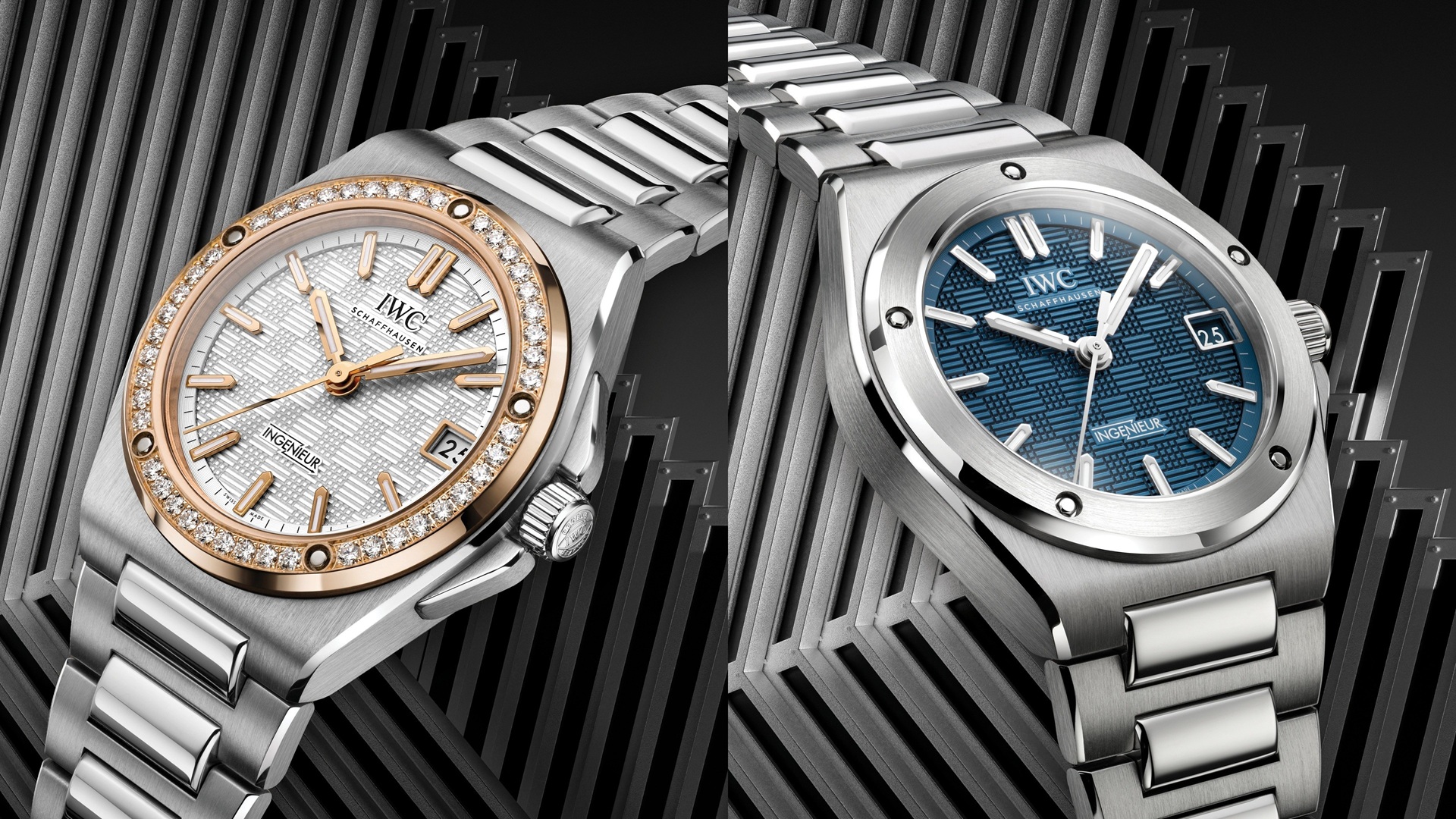 IWC Schaffhausen Ingenieur Automatic 35 both new versions.
