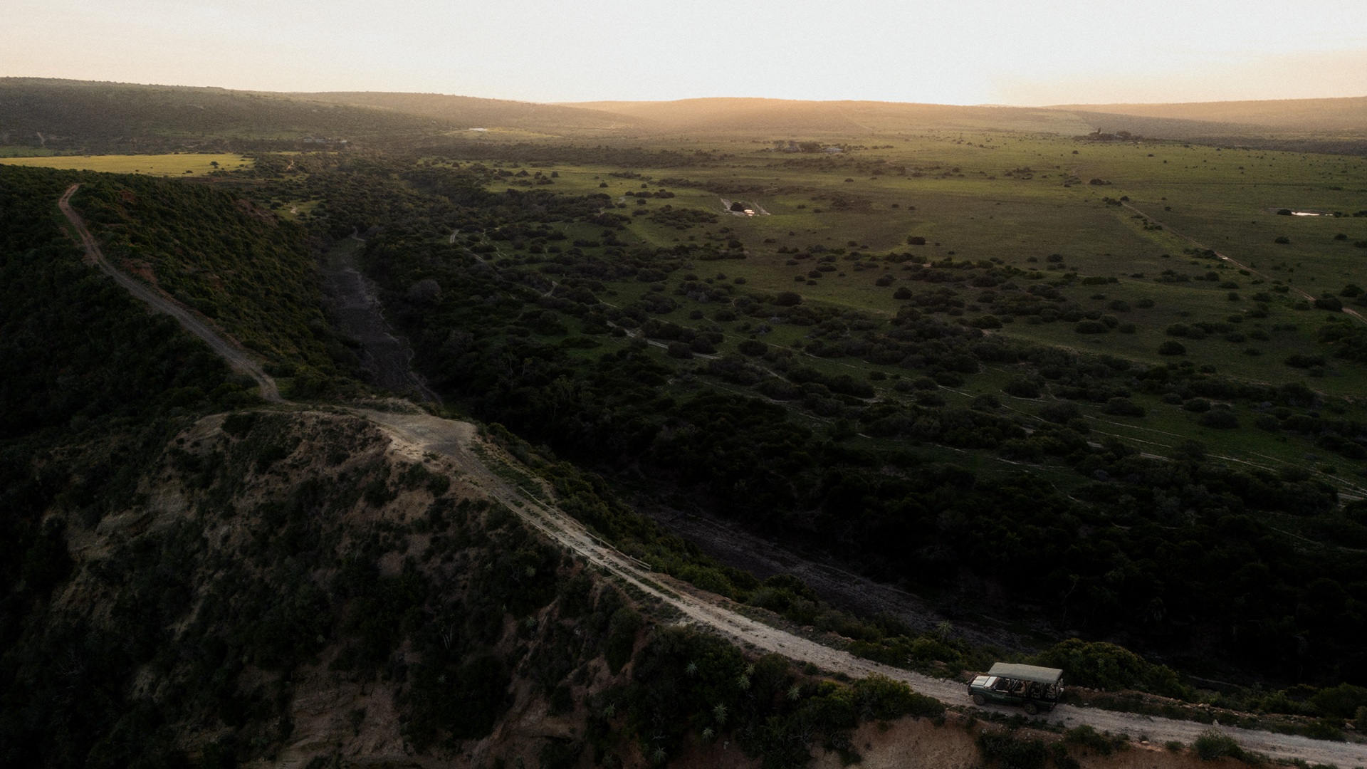 The 25,000-hectare landscape of the Shamwari Private Game Reserve in South Africa’s Eastern Cape.