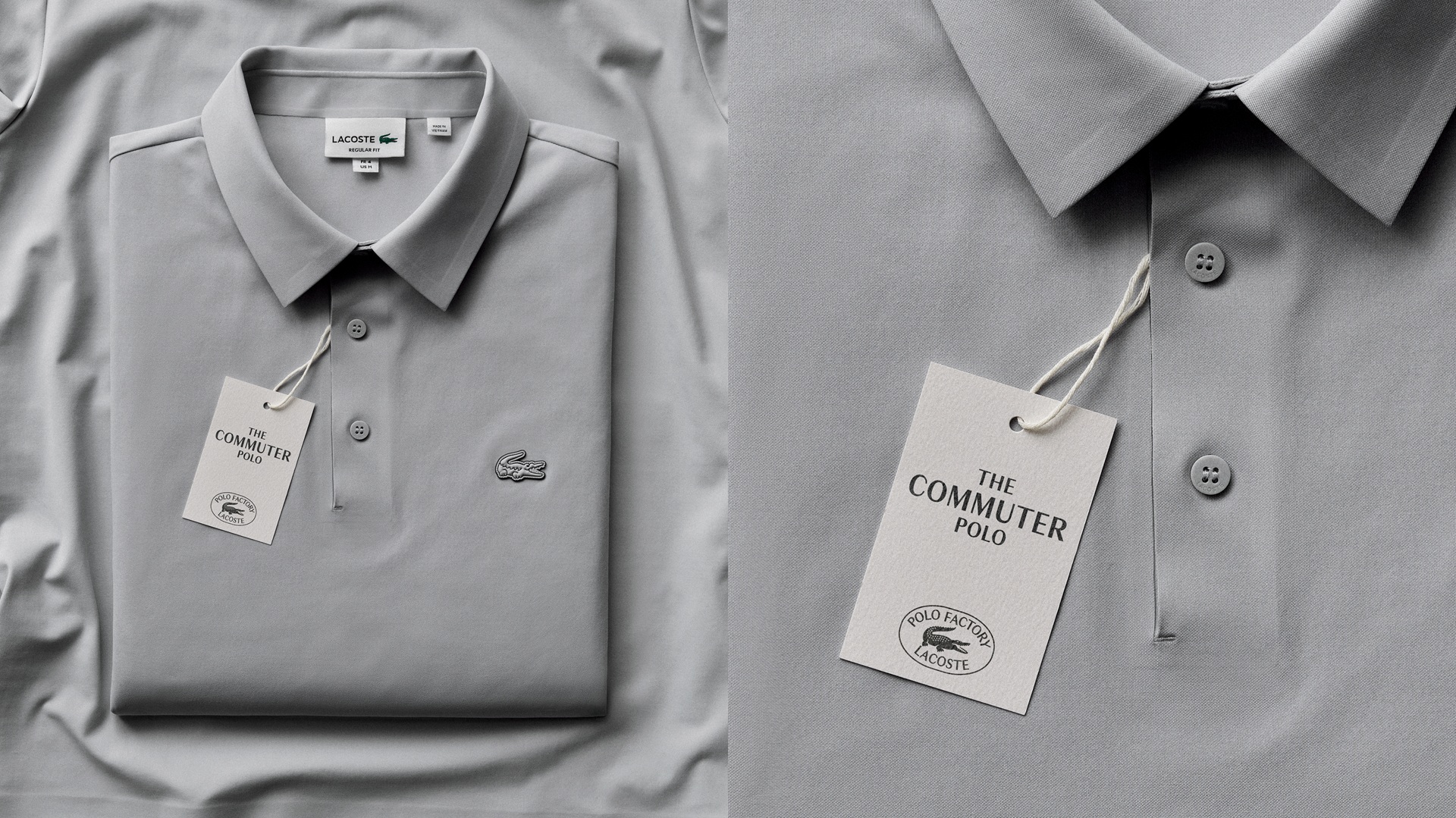 The Commuter Polo option from the new Lacoste Polo Factory