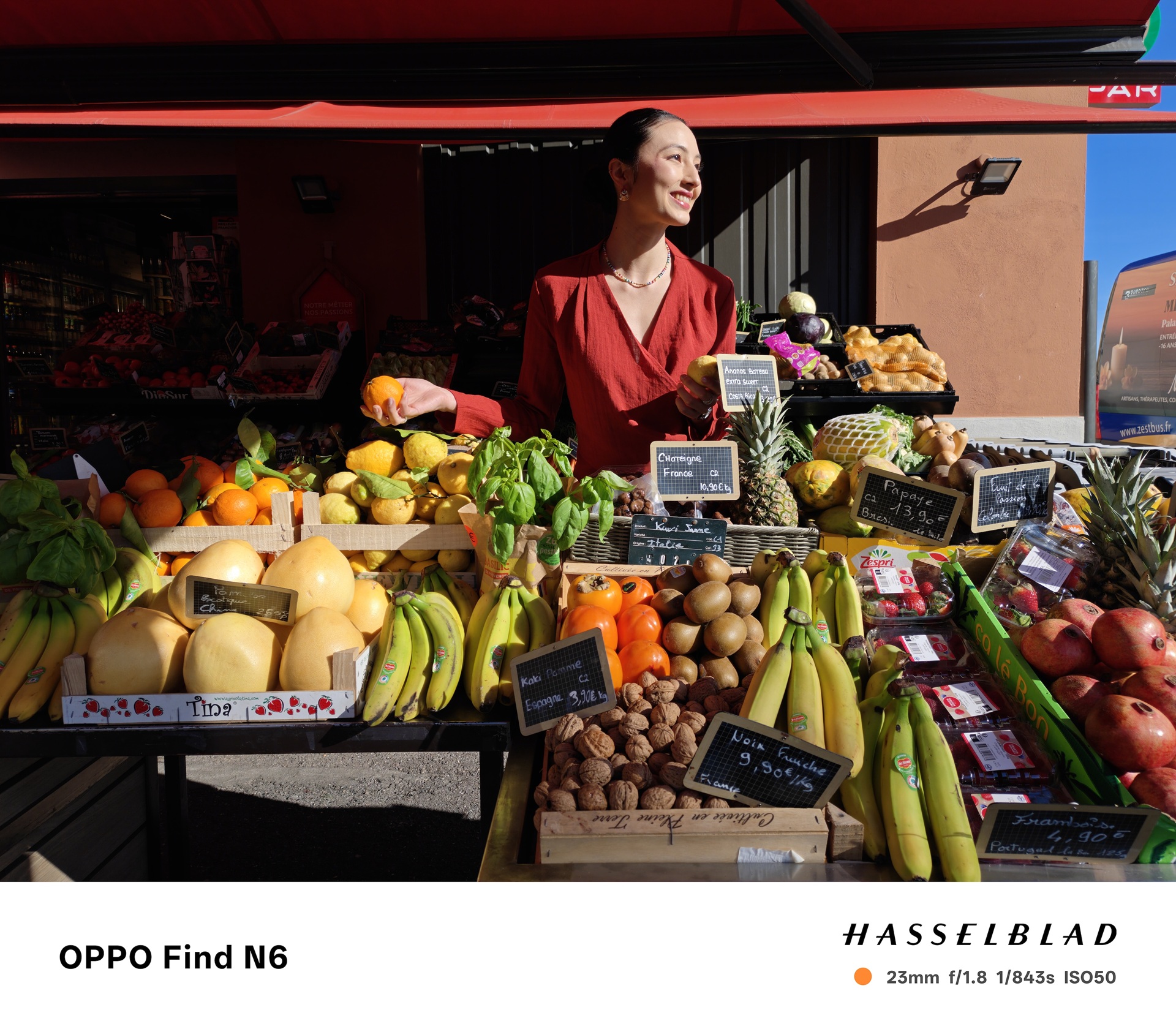 An example, with the Hasselblad branding, of the quality of photographs one can expect using the OPPO Find N6.