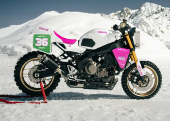 Yamaha XSR900 Turned Into Factory-Backed Ice Racer by Deus Ex Machina