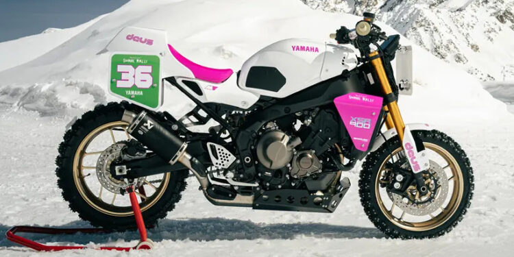 Yamaha XSR900 Turned Into Factory-Backed Ice Racer by Deus Ex Machina