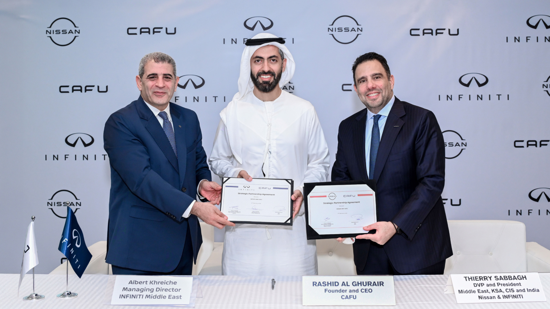 Infiniti Partners With CAFU