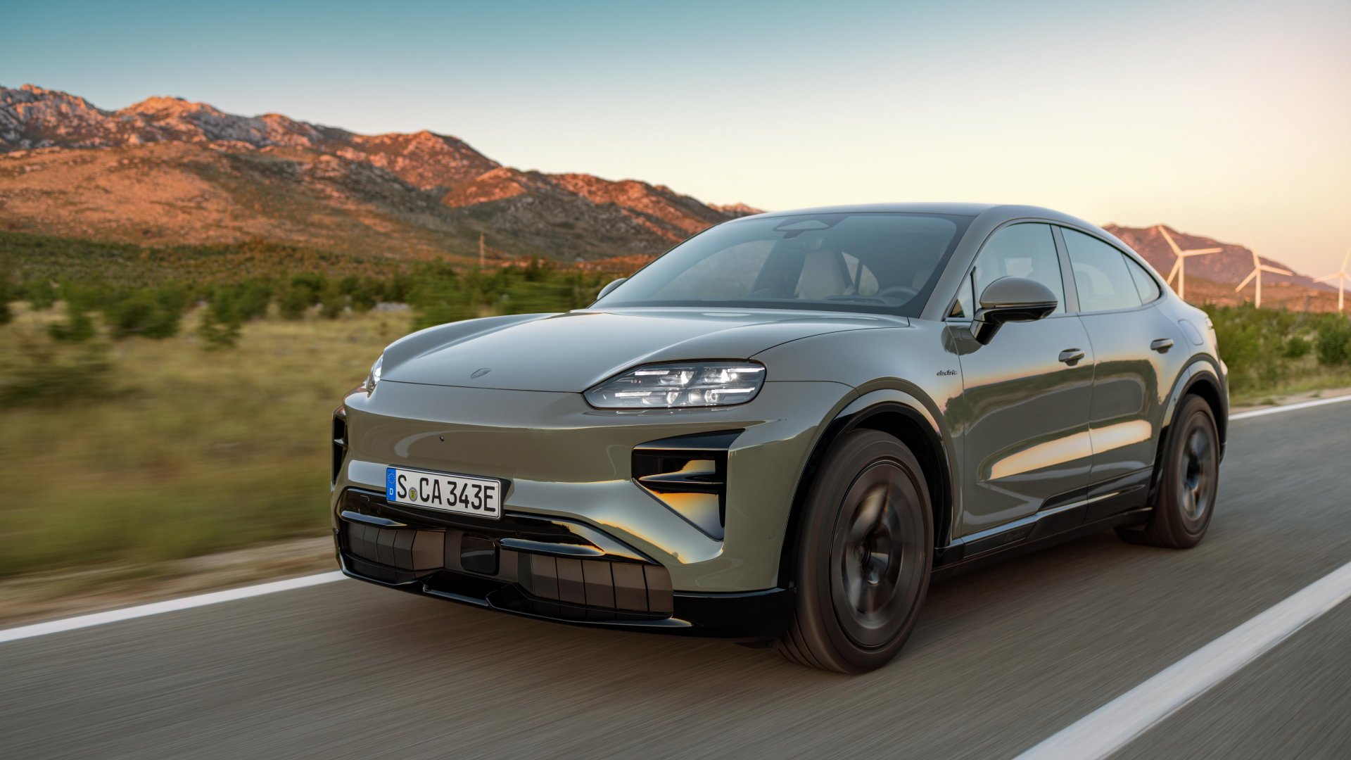 New Porsche Cayenne Coupe Electric Revealed