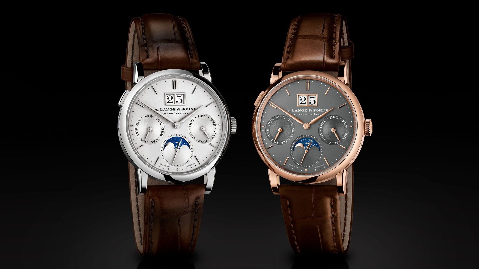 A. Lange Sohne Saxonia Annual Calendar.
