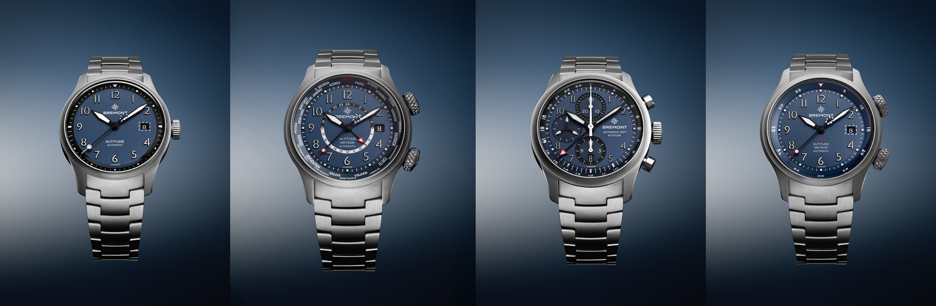 Bremont Altitude Air Force Blue Capsule Collection.