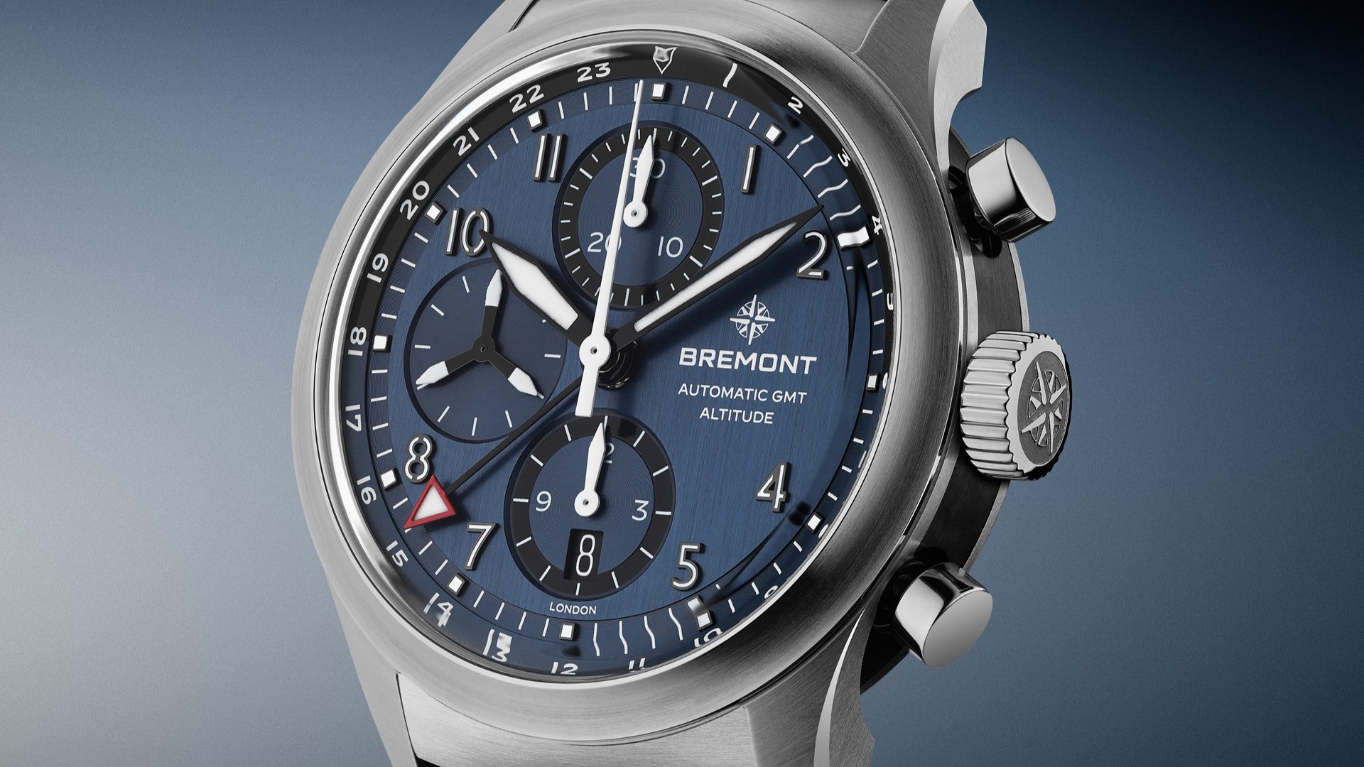 Bremont Altitude Air Force Blue Capsule Collection Altitude Chronograph.
