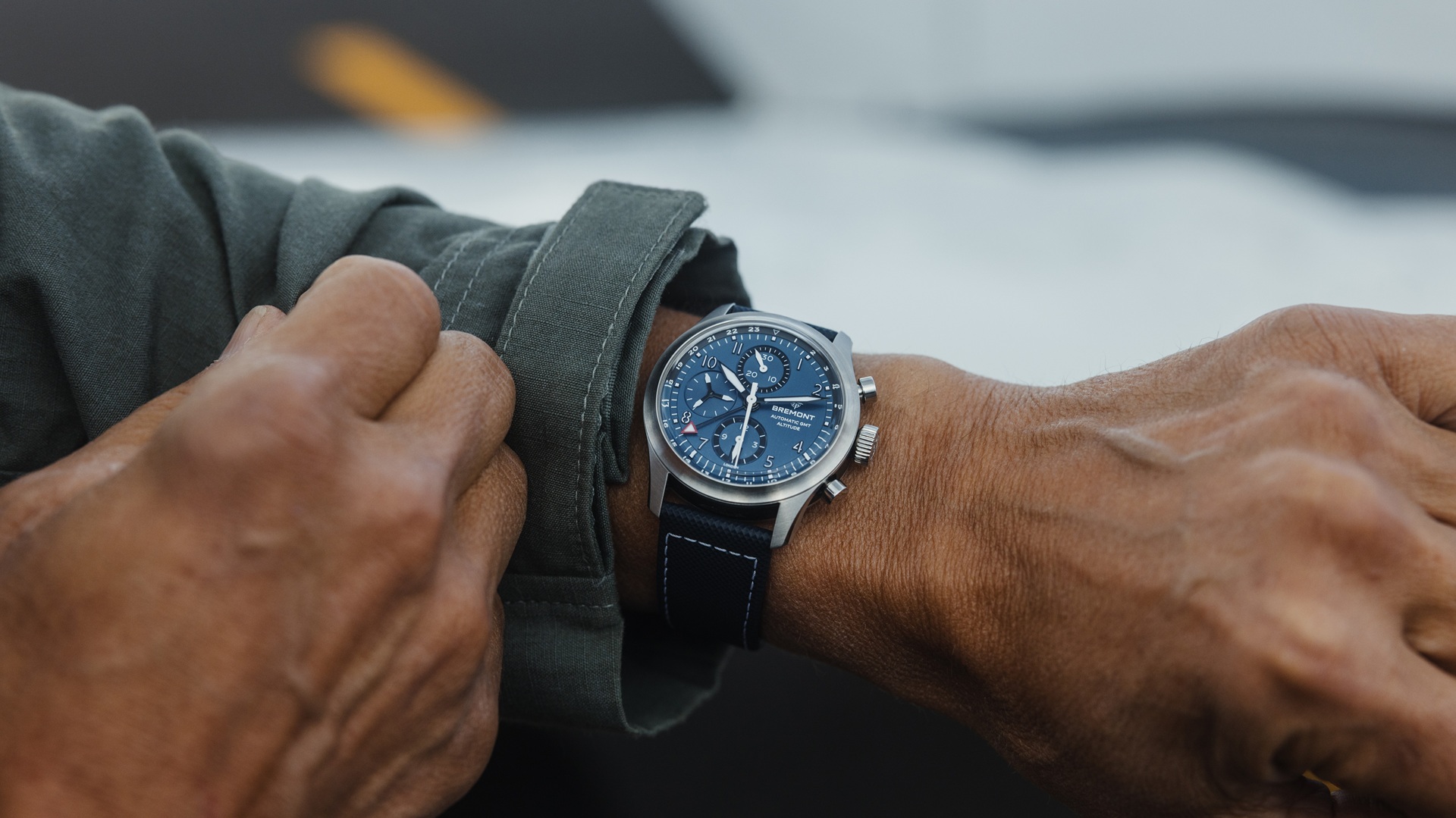 Bremont Altitude Air Force Blue Capsule Collection Altitude Chronograph.