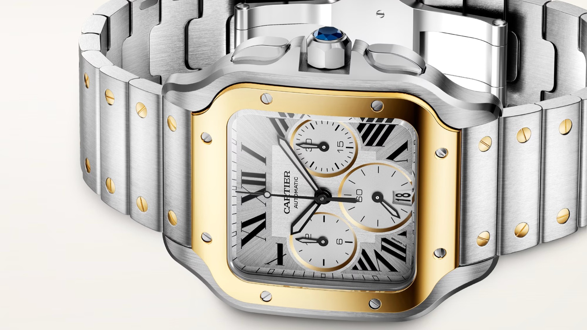 Cartier Santos De Cartier Chronograph.