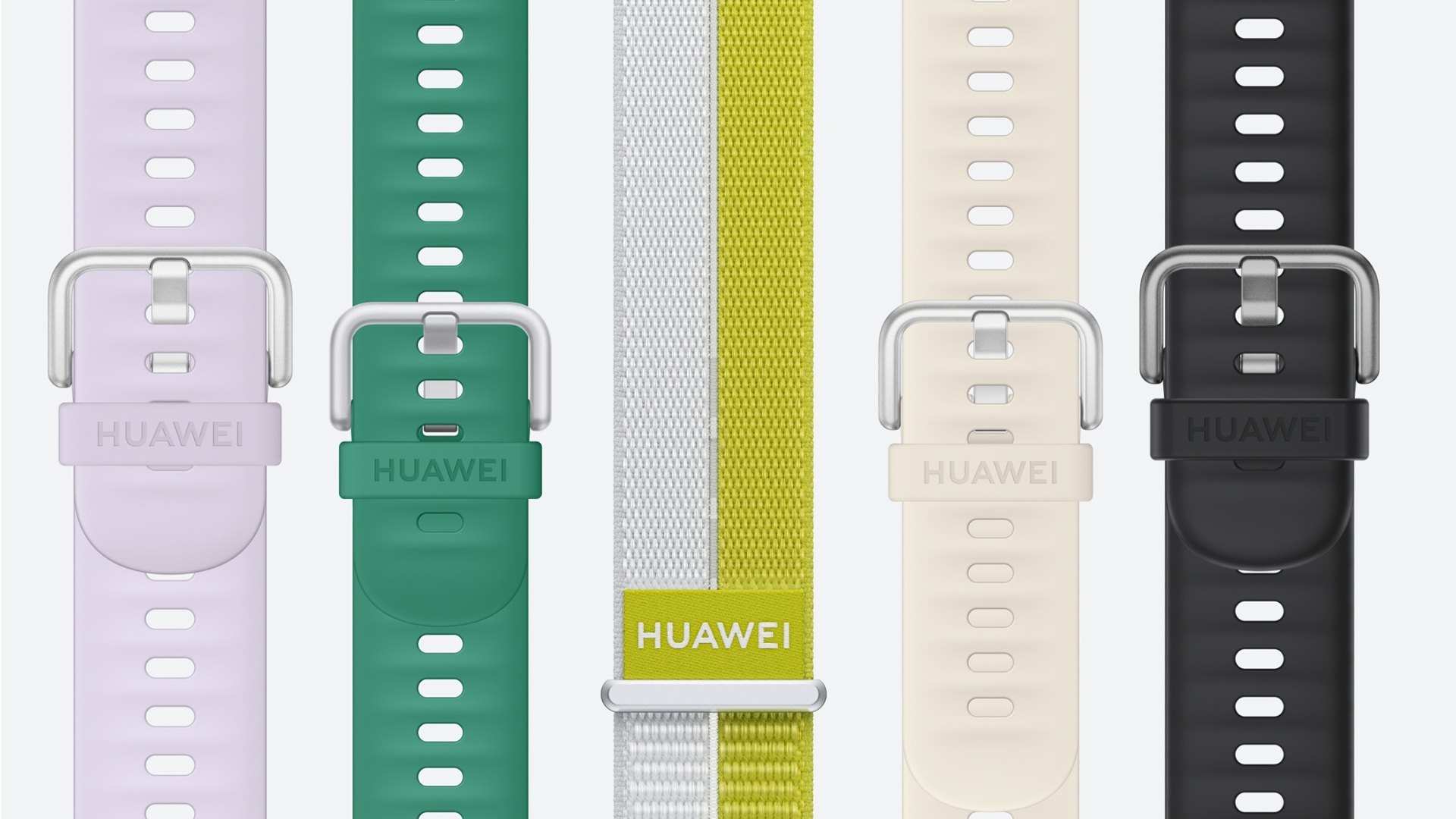 All the colour options available for the strap of the HUAWEI WATCH FIT 5 Series