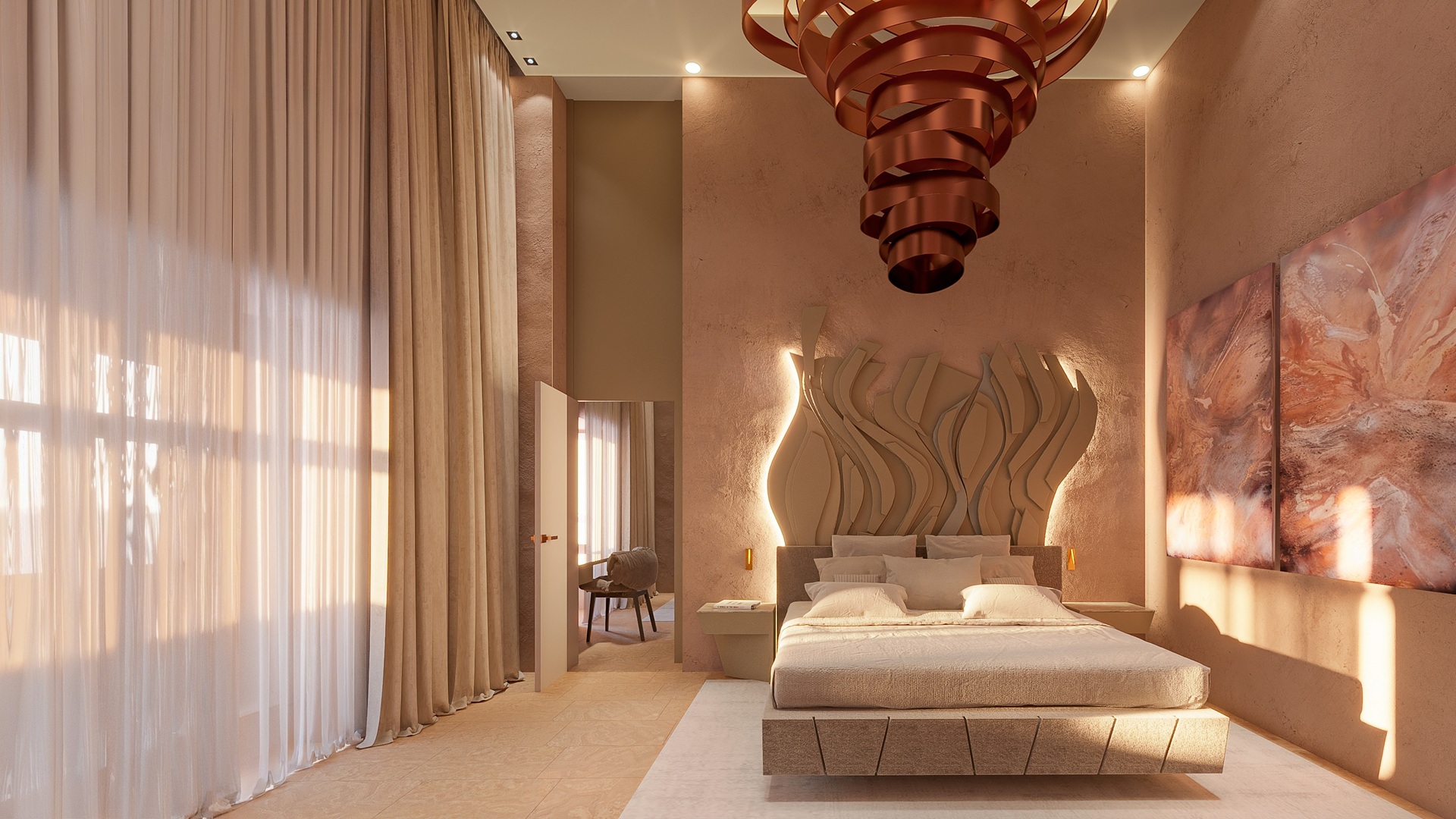 A wide shot of the room in Solis wing - Iniala Valletta