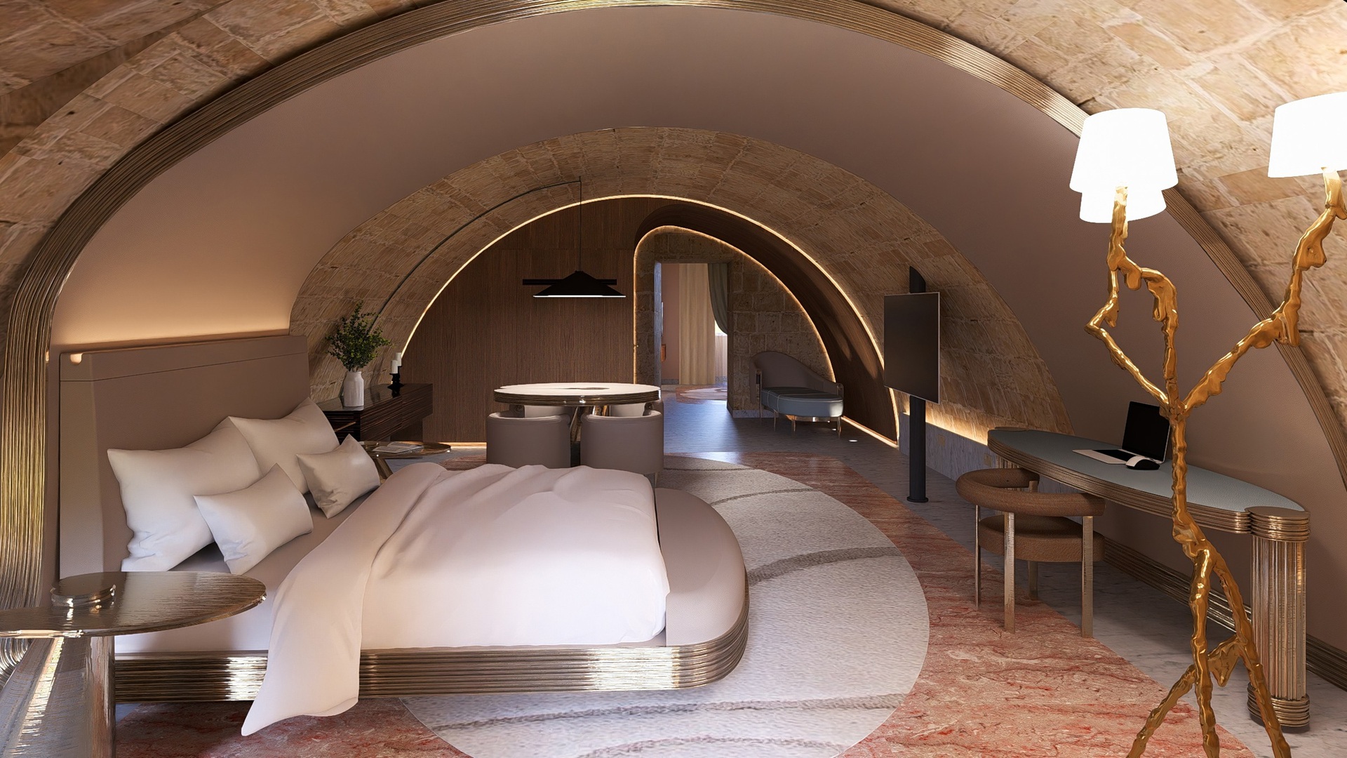 Side shot of the FrancoMaria Suite - Iniala Valletta