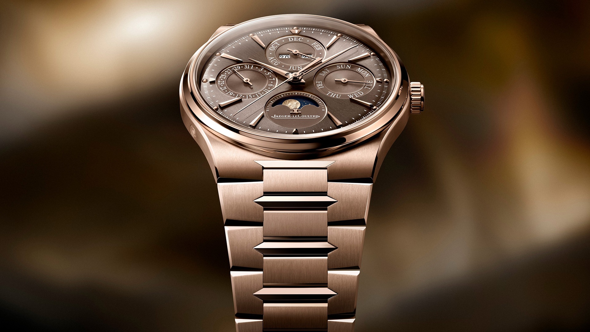 Jaeger-LeCoultre-Master Control Chronometre Perpetual Calendar Pink Gold.