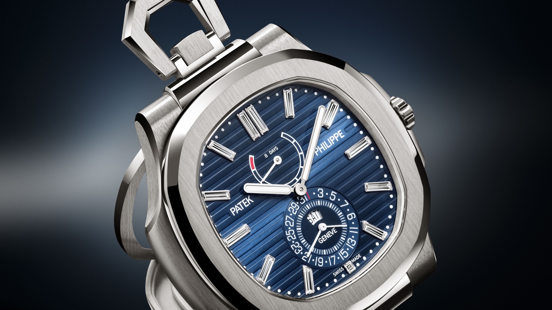 Patek Philippe Nautilus Desk Clock Ref: 958G-001.