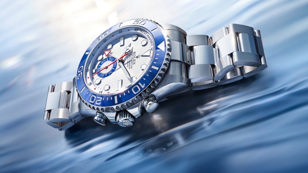 Rolex Yacht-Master II Oystersteel version.