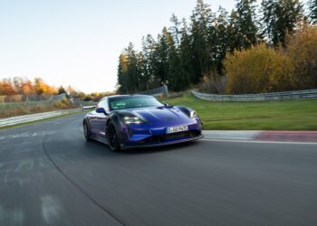 Manthey Kit Aids Porsche Taycan Turbo GT to Establish New Nürburgring Electric Sedan Lap Record