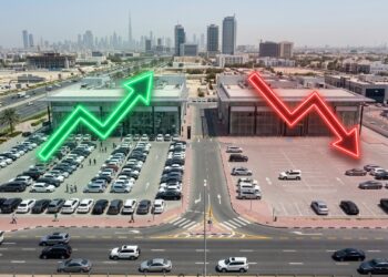 AI-generated image imagining transformation of the UAE Automotive Industry